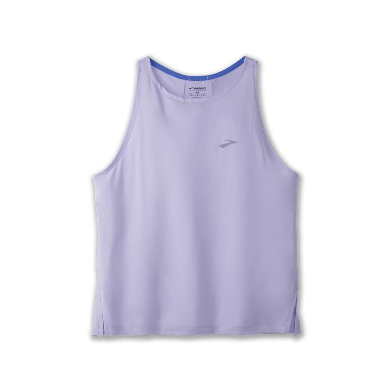 Brooks Womens Sprint Free Breathable Running Tank Top - Lavender Purple/Violet Dash (268514-VOT)